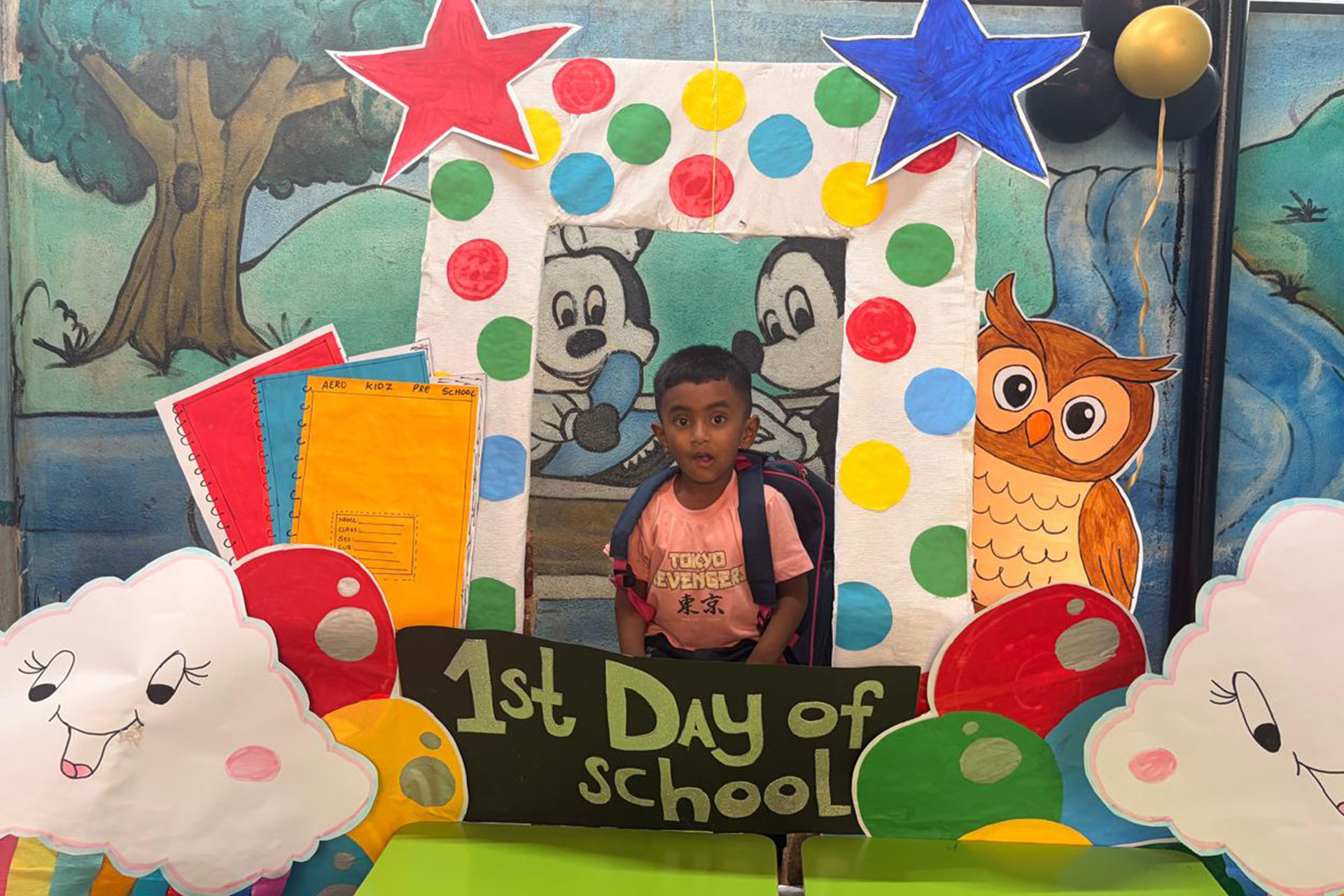 Children playing at Aero Kidz Preschool
