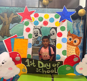 Classroom activity at Aero Kidz Preschool